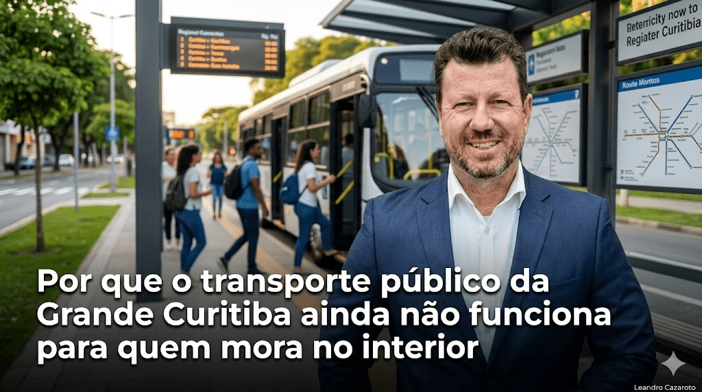 Por que o transporte público da Grande Curitiba ainda não funciona para quem mora no interior