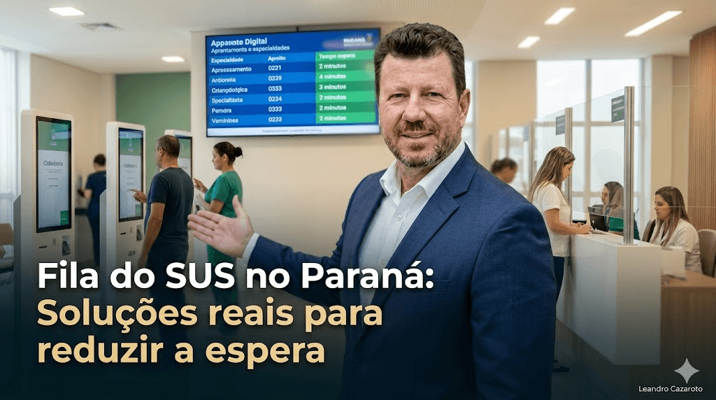 Fila do SUS no Paraná: quantos pacientes aguardam e qual o prazo médio de espera por especialidade