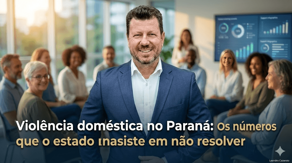 Violência doméstica no Paraná: os números que o estado insiste em não resolver