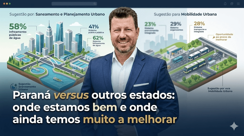 Paraná versus outros estados: onde estamos bem e onde ainda temos muito a melhorar