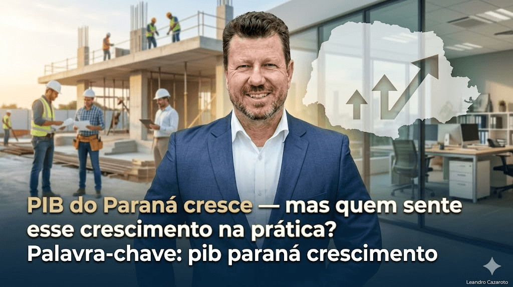 PIB do Paraná cresce — mas quem sente esse crescimento na prática?