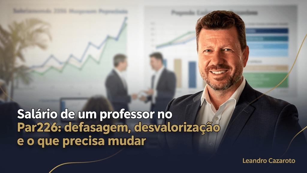 Salário de professor no Paraná em 2026: defasagem, desvalorização e o que precisa mudar