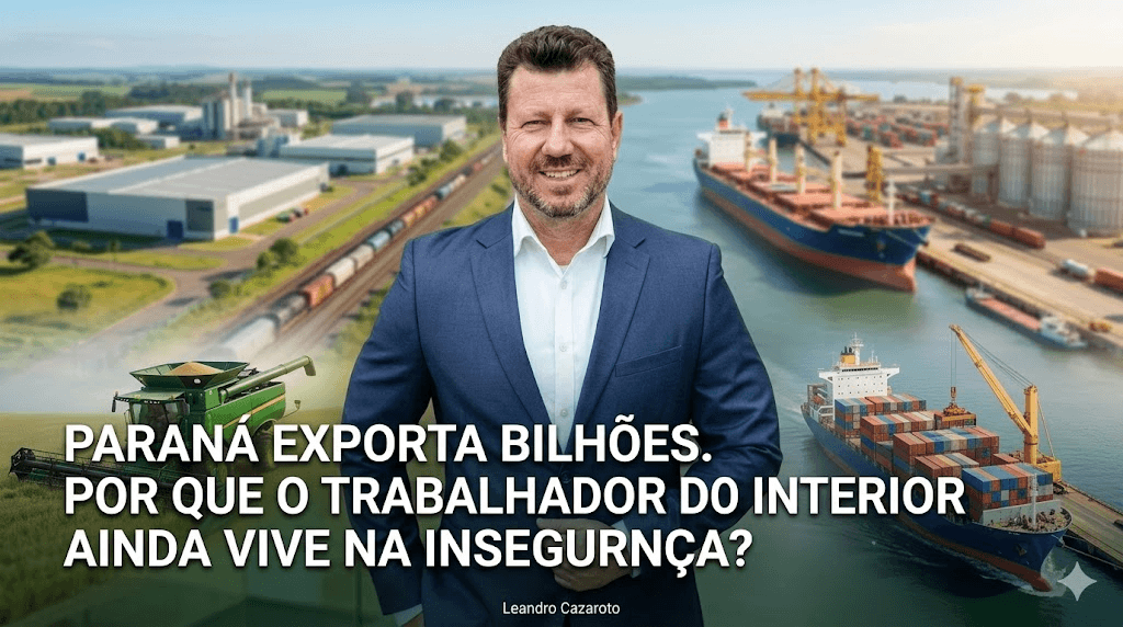 Paraná exporta bilhões. Por que o trabalhador do interior ainda vive na insegurança?