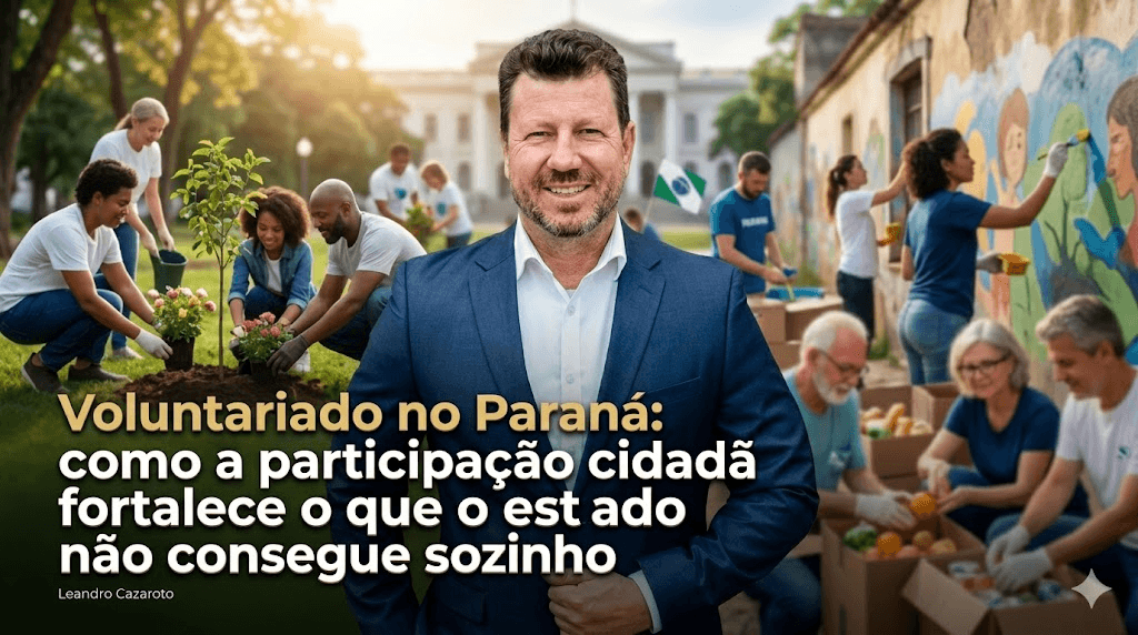 Voluntariado no Paraná: como a participação cidadã fortalece o que o estado não consegue sozinho