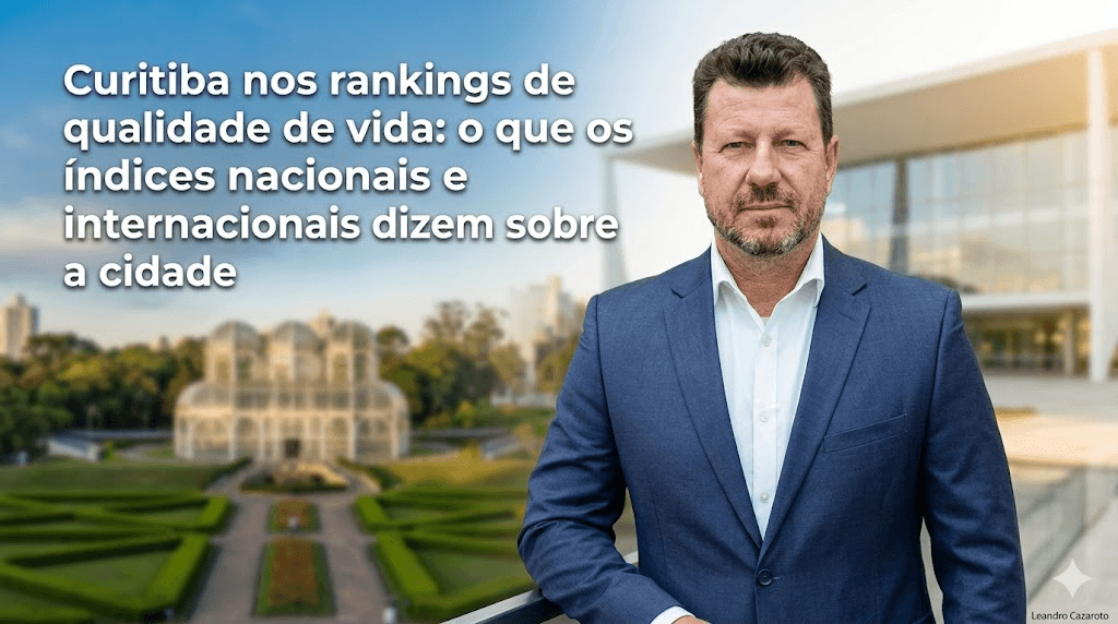 Curitiba nos rankings de qualidade de vida: o que os índices nacionais e internacionais dizem sobre a cidade