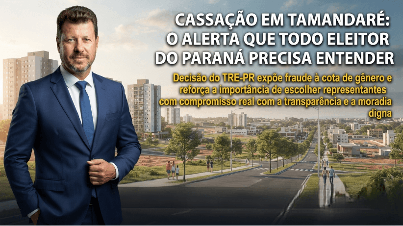 Cassação em Tamandaré: o alerta que todo eleitor do Paraná precisa entender