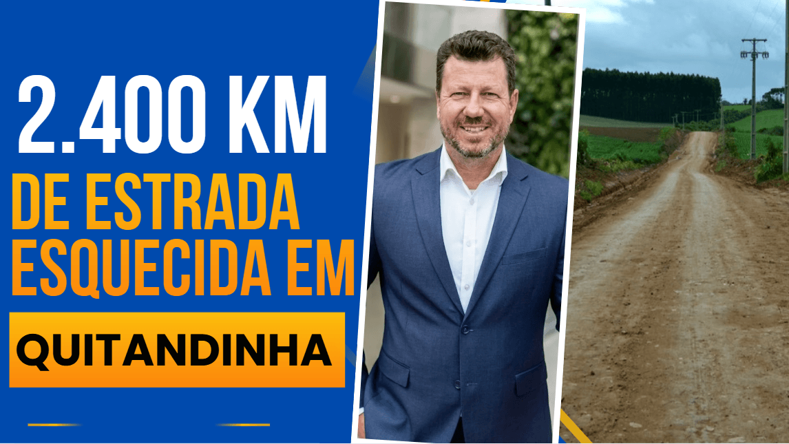 2.400 km de estrada esquecida em Quitandinha