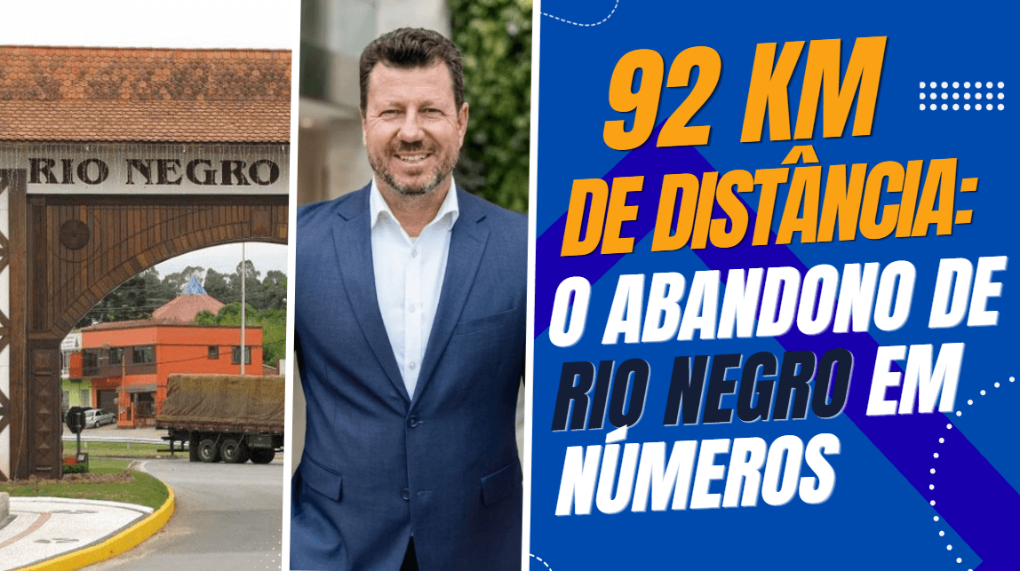 92 km de distância: o abandono de Rio Negro em números