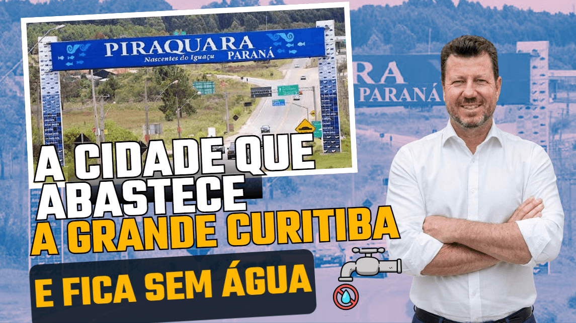 A cidade que abastece metade da Grande Curitiba e fica sem água